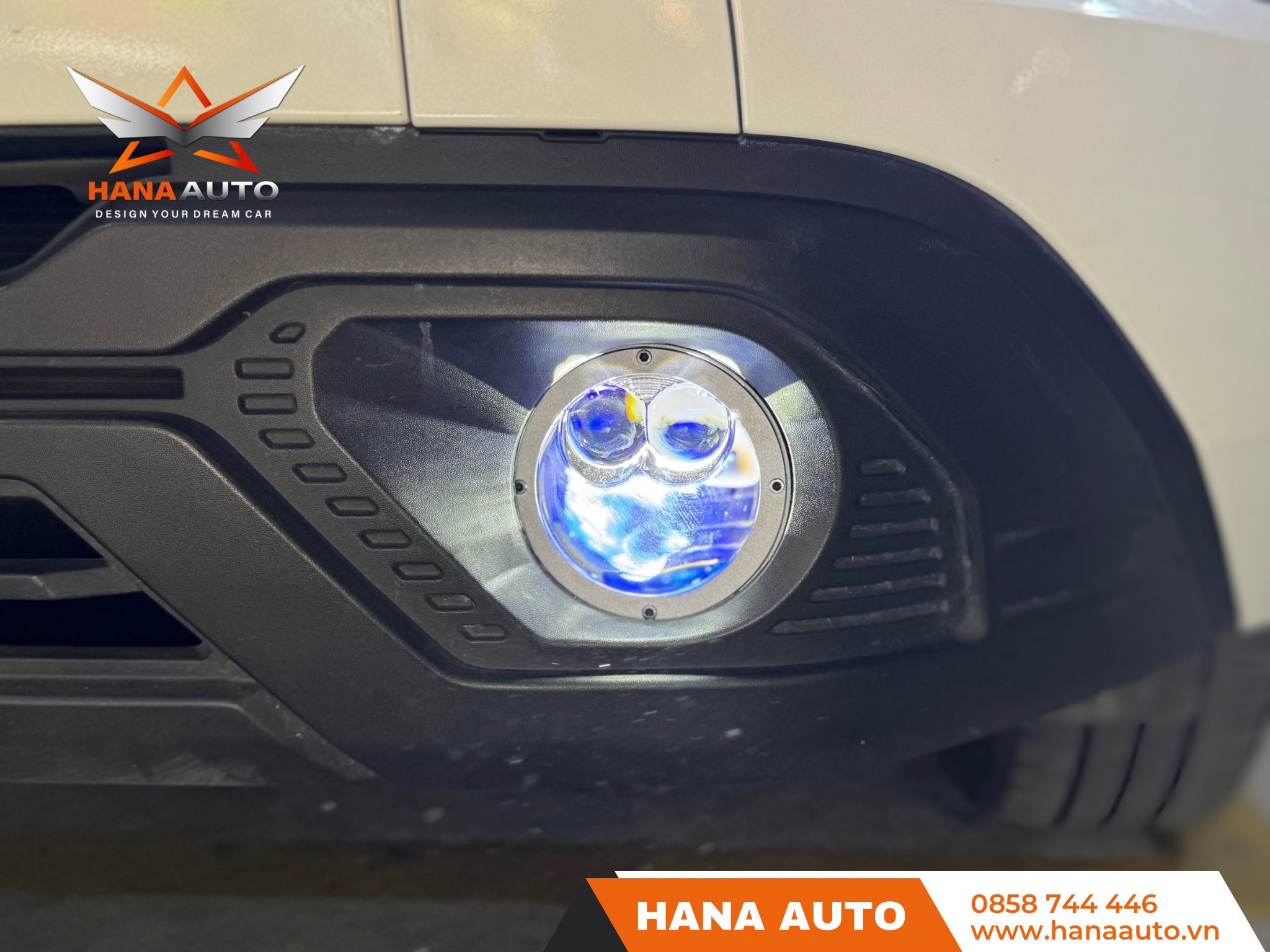 Bi gầm 3 màu laser LedPro A11 Pro 2 tâm laser 2025