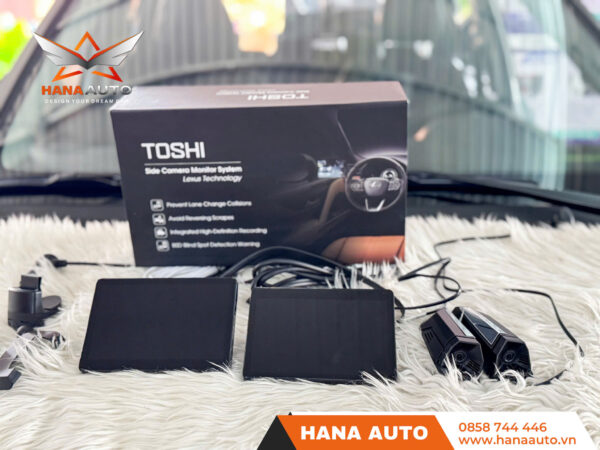 Camera gương hậu điện tử Toshi nét 4K góc rộng