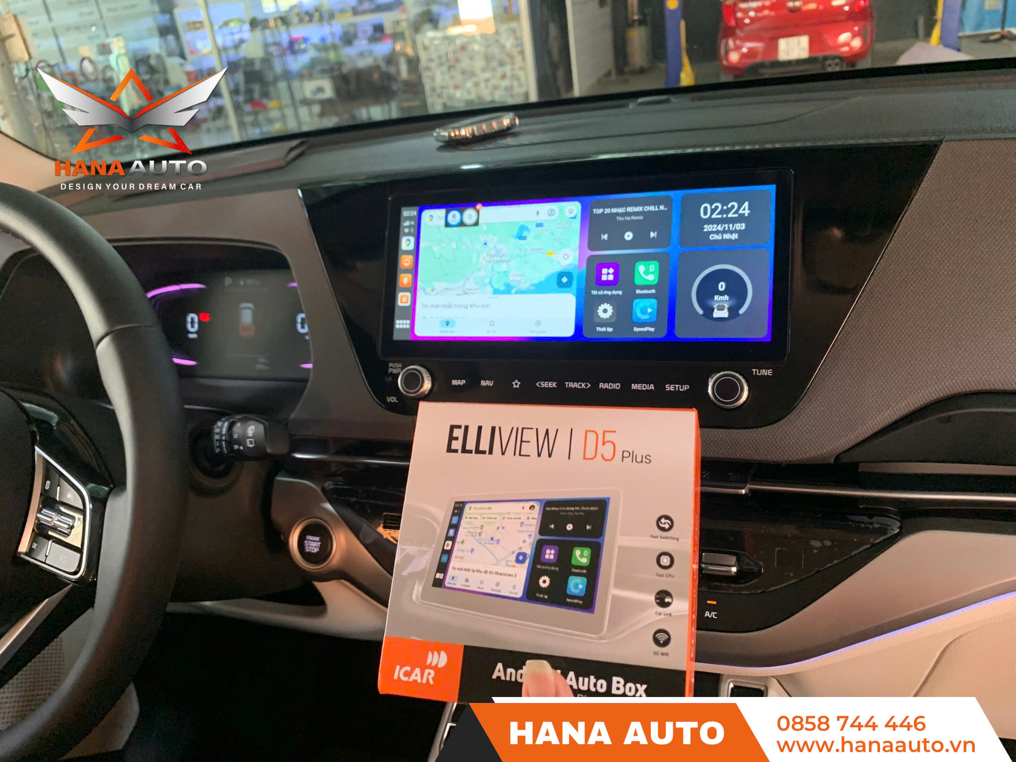Android Box Elliview D5 Plus 2 mạnh mẽ từ ICAR