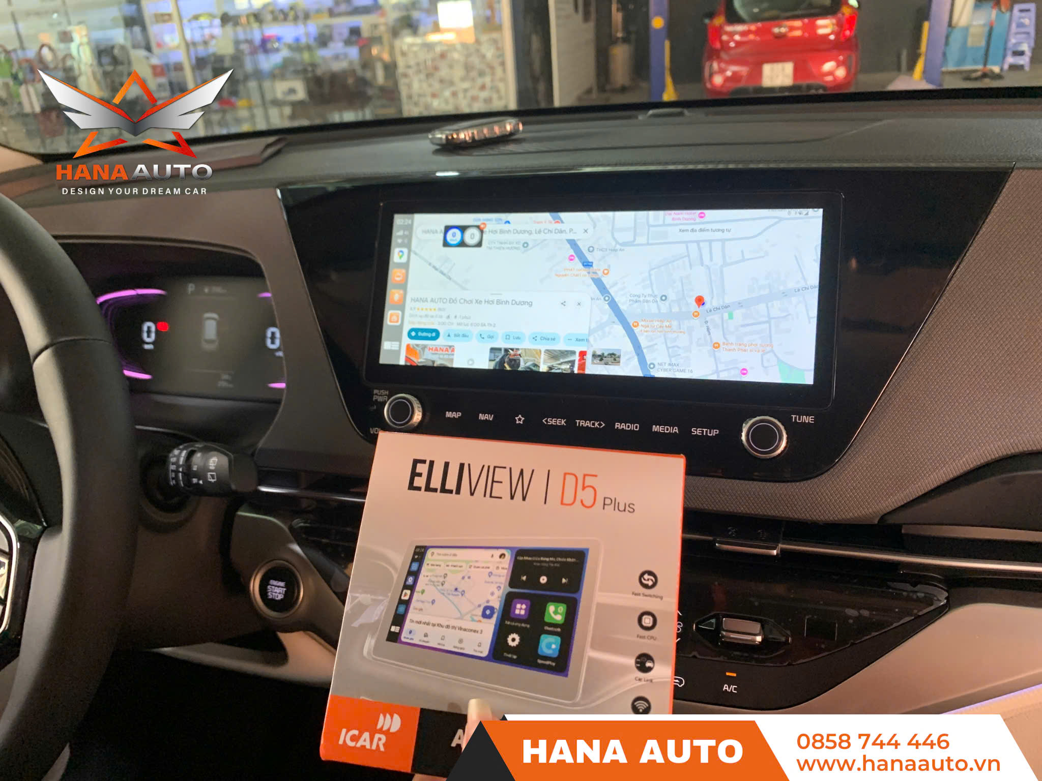 Android Box Elliview D5 Plus 2 mạnh mẽ từ ICAR