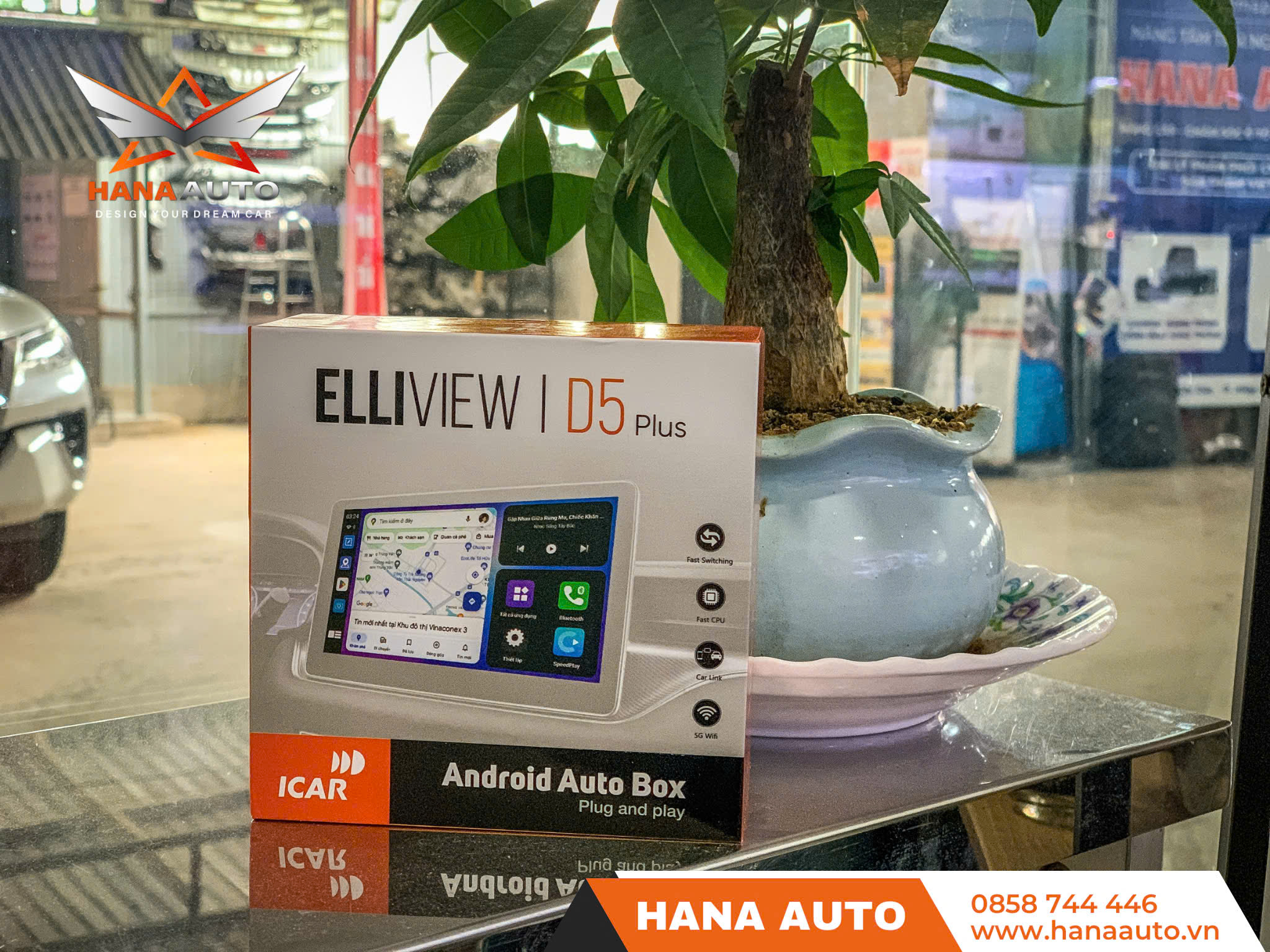 Android Box Elliview D5 Plus 2 mạnh mẽ từ ICAR
