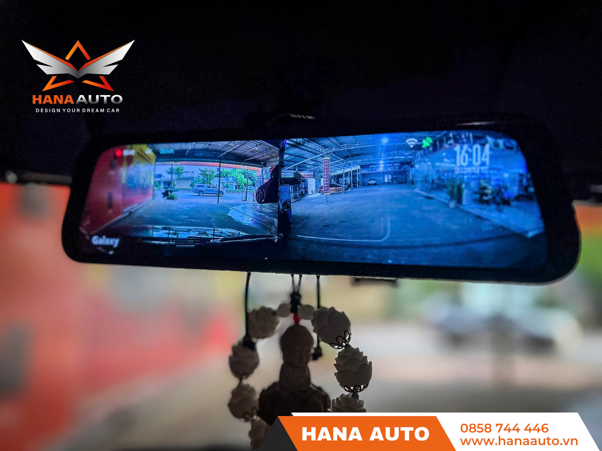 Camera hành trình gương điện tử Galaxy S4K