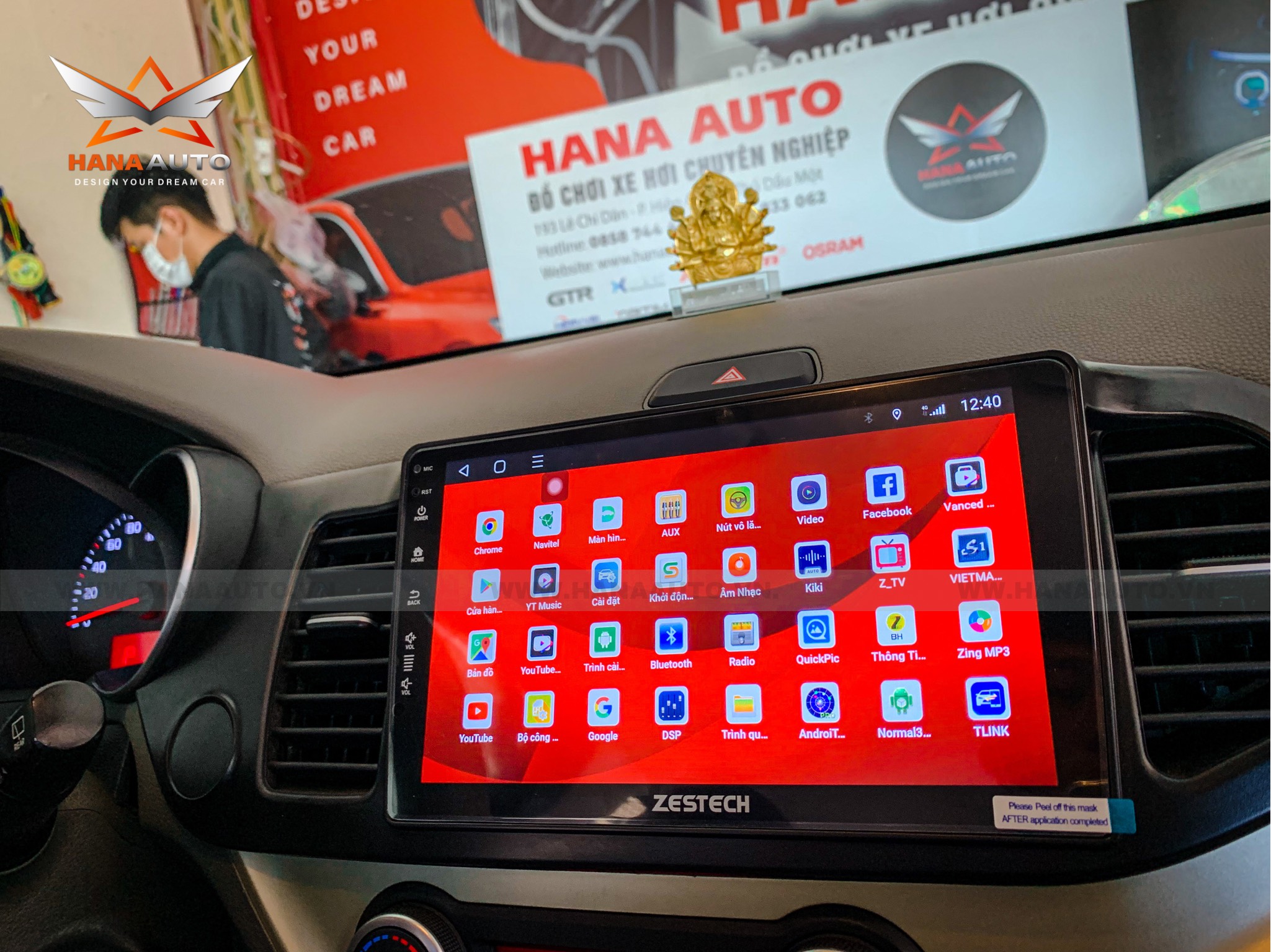 Camera 360 xe tải nét 4K kèm màn hình 10.25 inch